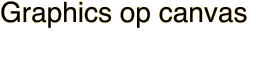 Graphics op canvas