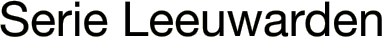 Serie Leeuwarden